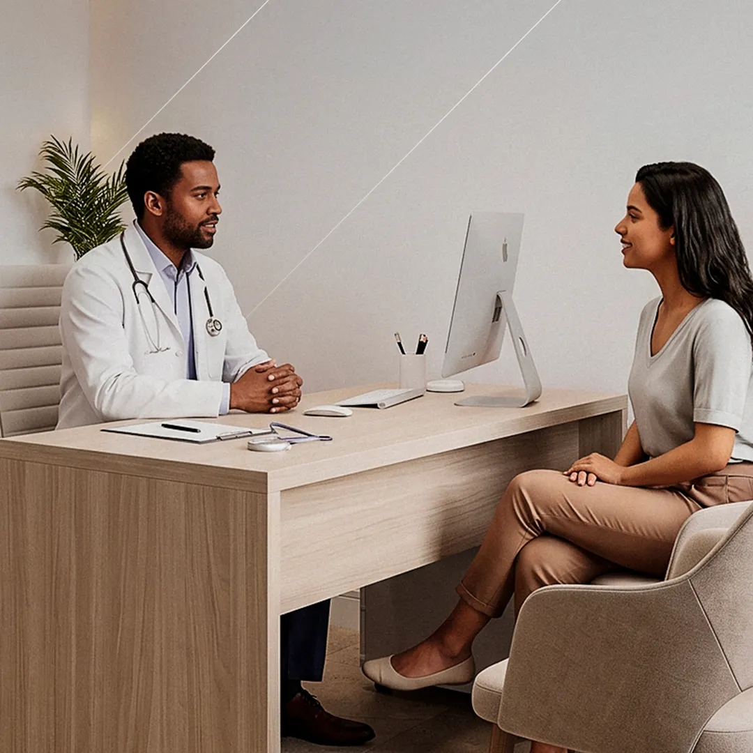Nexeo Health physician in a private office